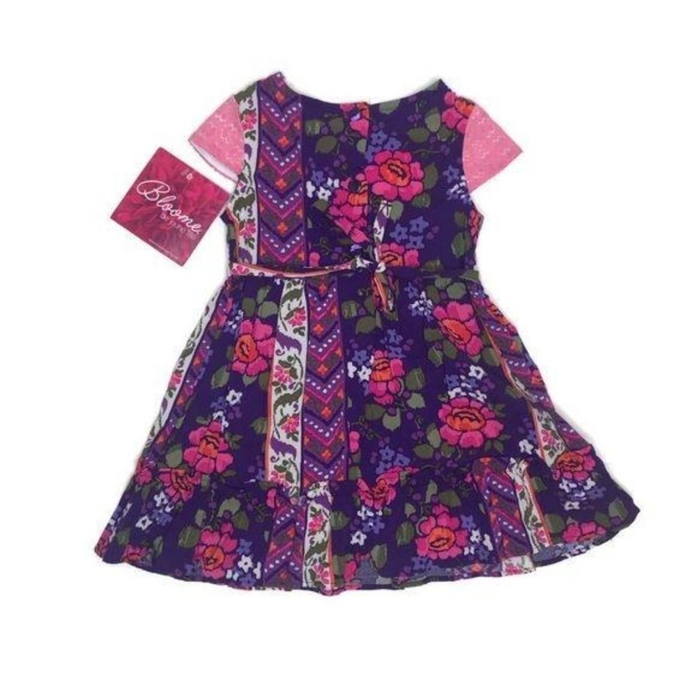 Nwt Bloome by de jeune fille floral cottage core embroidered  dress 2T - Picture 2 of 5